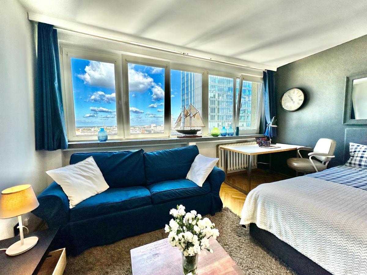 Super Apartament White Warszawa 2X Metro Scisle Centrum Wifi 300 Mbs New מראה חיצוני תמונה