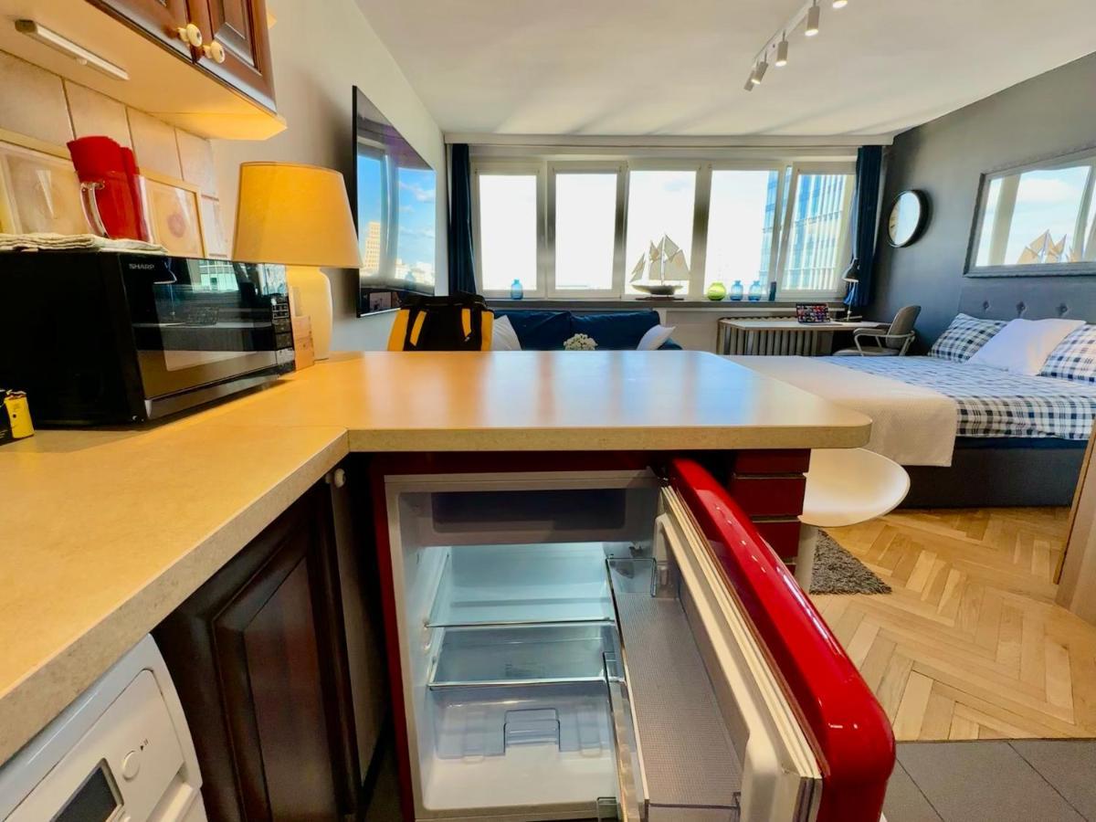 Super Apartament White Warszawa 2X Metro Scisle Centrum Wifi 300 Mbs New מראה חיצוני תמונה