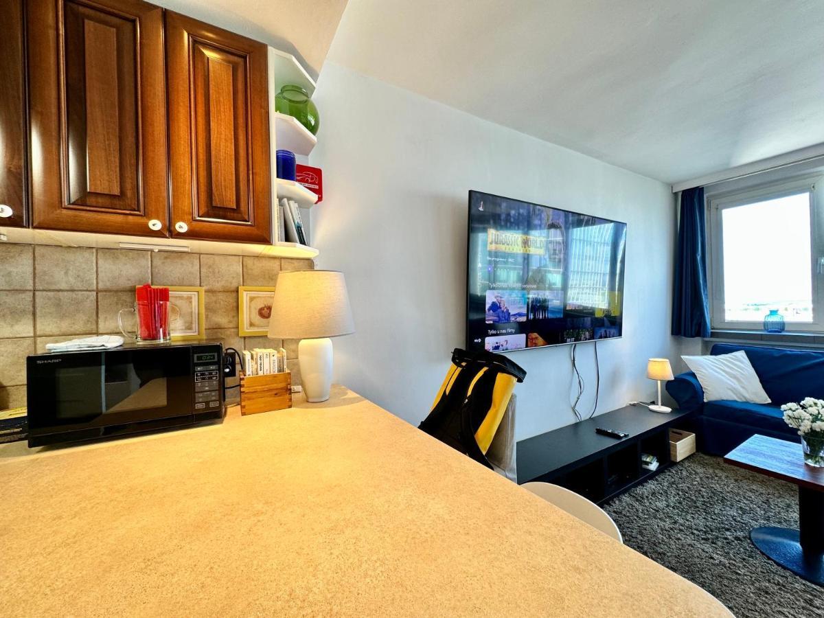 Super Apartament White Warszawa 2X Metro Scisle Centrum Wifi 300 Mbs New מראה חיצוני תמונה