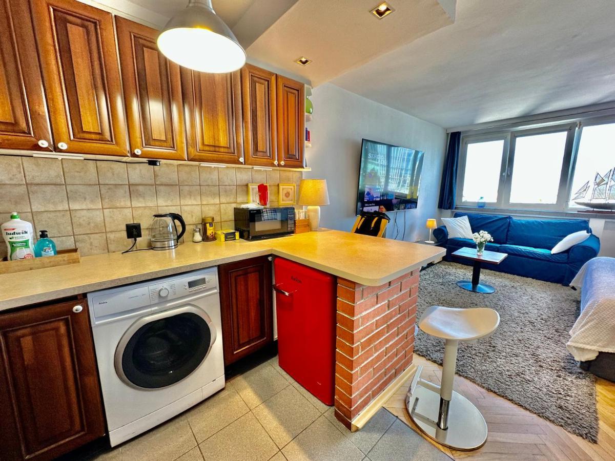Super Apartament White Warszawa 2X Metro Scisle Centrum Wifi 300 Mbs New מראה חיצוני תמונה