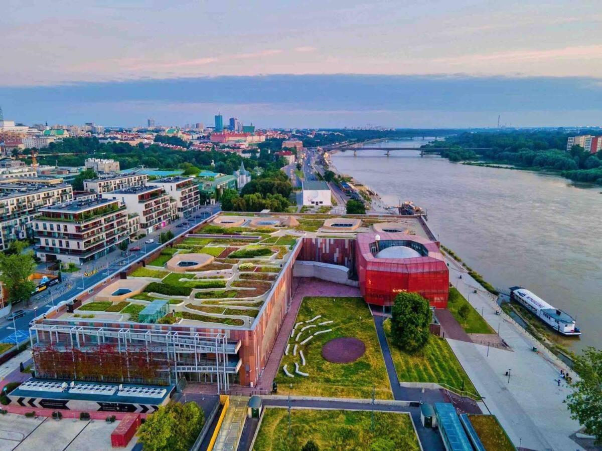 Super Apartament White Warszawa 2X Metro Scisle Centrum Wifi 300 Mbs New מראה חיצוני תמונה