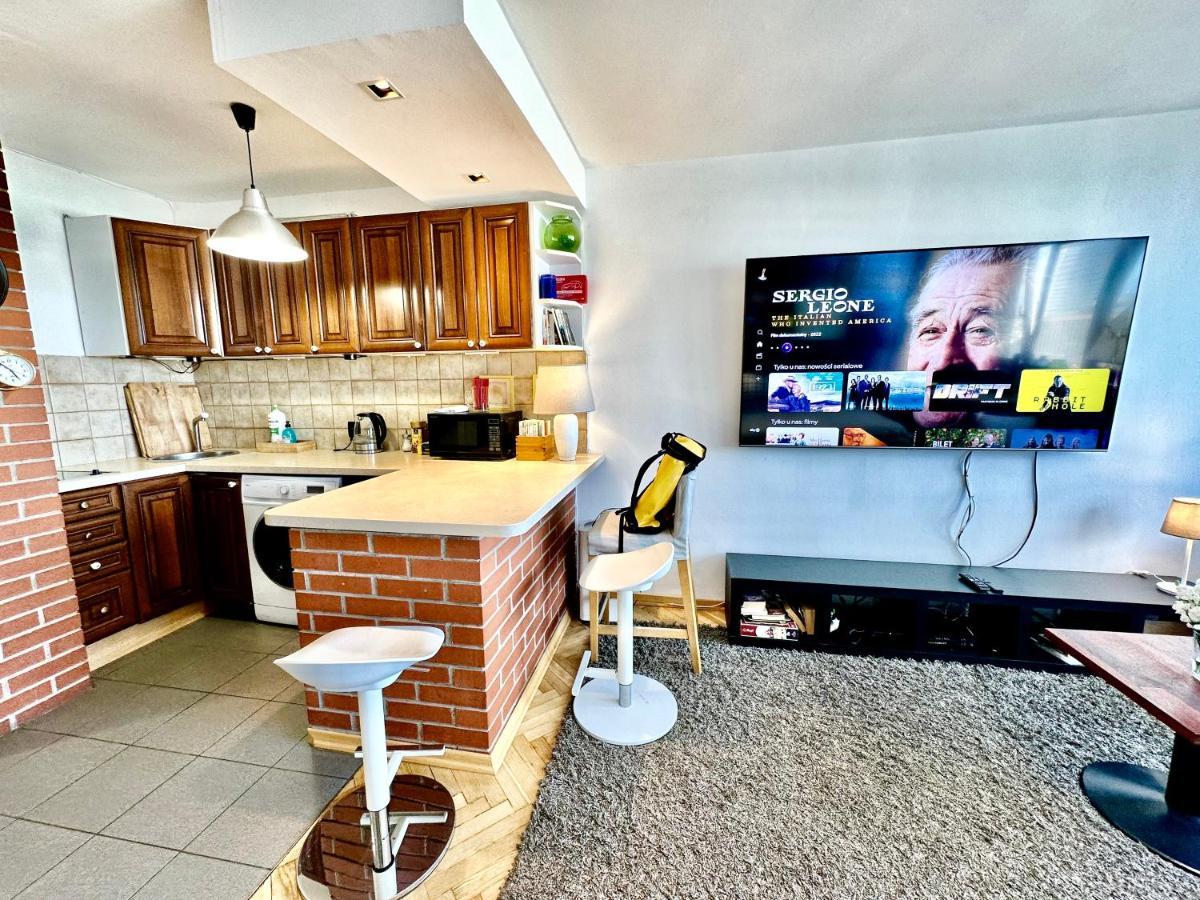 Super Apartament White Warszawa 2X Metro Scisle Centrum Wifi 300 Mbs New מראה חיצוני תמונה
