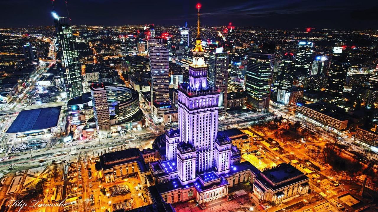 Super Apartament White Warszawa 2X Metro Scisle Centrum Wifi 300 Mbs New מראה חיצוני תמונה
